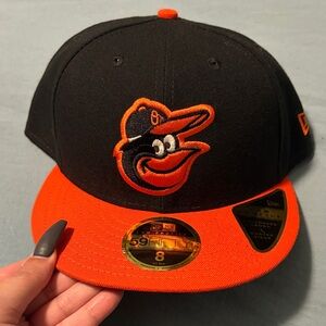 New Era Black and Orange Hat